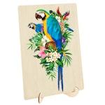 128 Piece Wooden Jigsaw Puzzle, Macaw alternate 1