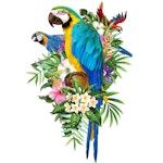 128 Piece Wooden Jigsaw Puzzle, Macaw alternate 2