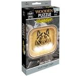Wooden Night Light Puzzle Wolf thumbnail