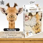 128 Piece Wooden Jigsaw Puzzle Giraffe alternate 1