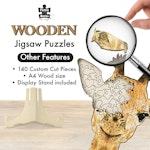 128 Piece Wooden Jigsaw Puzzle Giraffe alternate 3