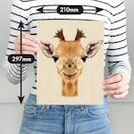 128 Piece Wooden Jigsaw Puzzle Giraffe alternate 6
