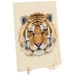 130 Piece Wooden Jigsaw Puzzle Tiger alternate 2
