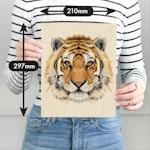 130 Piece Wooden Jigsaw Puzzle Tiger alternate 6