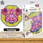 121 Piece Wooden Jigsaw Puzzle, Pig alternate 1