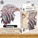 127 Piece Wooden Jigsaw Puzzle, Eagle alternate 1