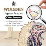 127 Piece Wooden Jigsaw Puzzle, Eagle alternate 3