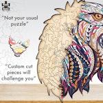 127 Piece Wooden Jigsaw Puzzle, Eagle alternate 4