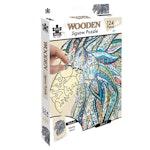 124 Piece Wooden Jigsaw Puzzle, Lion thumbnail