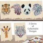 124 Piece Wooden Jigsaw Puzzle, Lion alternate 8
