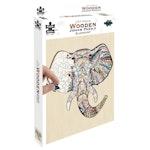 137 Piece Wooden Jigsaw Puzzle, Elephant thumbnail