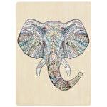 137 Piece Wooden Jigsaw Puzzle, Elephant alternate 1