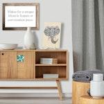137 Piece Wooden Jigsaw Puzzle, Elephant alternate 6