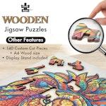 140 Piece Wooden Jigsaw Puzzle, Lion alternate 4