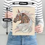 124 Piece Wooden Jigsaw Puzzle, Horse alternate 5