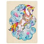 129 Piece Wooden Jigsaw Puzzle, Unicorn alternate 1
