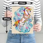 129 Piece Wooden Jigsaw Puzzle, Unicorn alternate 2