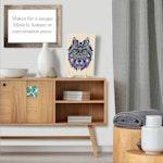 132 Piece Wooden Jigsaw Puzzle, Wolf alternate 7