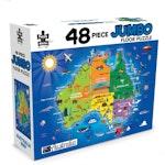48 Piece Jumbo Floor Puzzle Aussie Map thumbnail