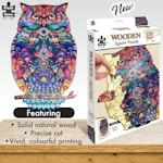 130 Piece Wooden Jigsaw Puzzle, Owl alternate 2