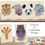 130 Piece Wooden Jigsaw Puzzle, Owl alternate 8