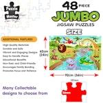 48 Piece Jumbo Floor Puzzle Safari Splash alternate 4