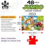48 Piece Jumbo Puzzles Feeding Time alternate 2