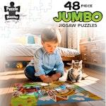 48 Piece Jumbo Puzzles Feeding Time alternate 3