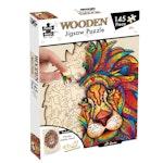 145 Piece Wooden Jigsaw Puzzle, Lion (A3 Series) thumbnail
