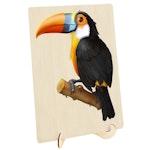 135 Piece Wooden Jigsaw Puzzle, Toucan (A3 Series) alternate 1