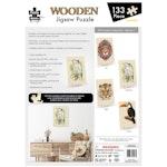 133 Piece Wooden Jigsaw Puzzle, Cockatoo alternate 3