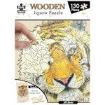 130 Piece Wooden Jigsaw Puzzle, Tiger (A3 Series) alternate 2