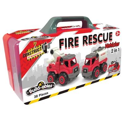 Build-ables - Fire Rescue Vehicles 2 in 1 cover
