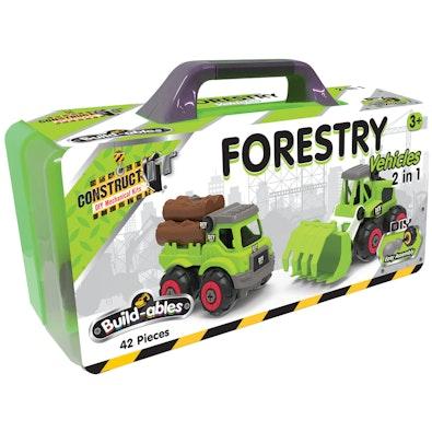 Build-ables - Forestry Vehicles 2 in 1 cover