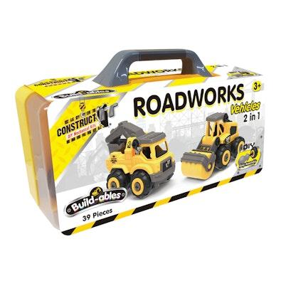 Build-ables - Roadworks Vehicles 2 in 1 cover