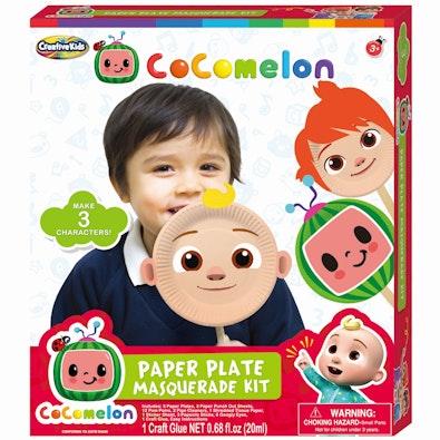 Cocomelon Paper Plate Masquerade Kit cover
