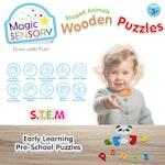 Shaped Animals Wooden Puzzles Triple Pack alternate 4