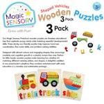 Shaped Vehicles Wooden Puzzles Triple Pack alternate 3