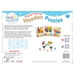 Shaped Vehicles Wooden Puzzles Triple Pack alternate 2