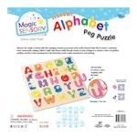 Wooden Alphabet Peg Puzzle alternate 3