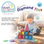 Magnetic Diamond Tiles 60 Piece Set alternate 2