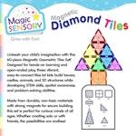 Magnetic Diamond Tiles 60 Piece Set alternate 4