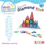 Magnetic Diamond Tiles 60 Piece Set alternate 7