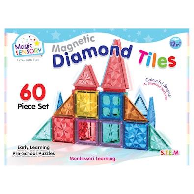 Magnetic Diamond Tiles 60 Piece Set cover