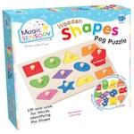 Wooden Shapes Peg Puzzle alternate 2