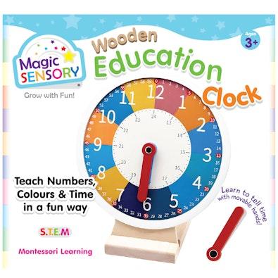 Wooden Early Education Learning Clock cover