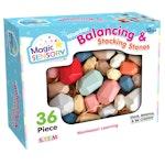 36 Piece Wooden Balancing & Stacking Stones alternate 3