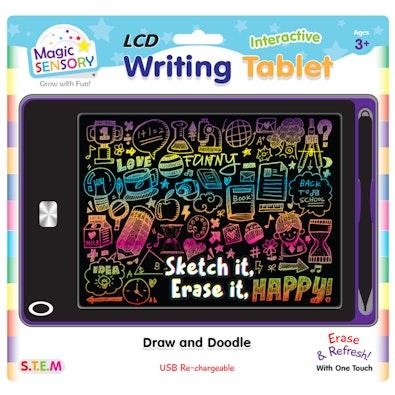 Interactive LCD Writing Tablet - Purple Art cover