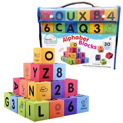 Alphabet & Number Foam Blocks cover
