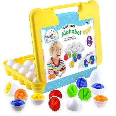 Matching Alphabet Eggs cover
